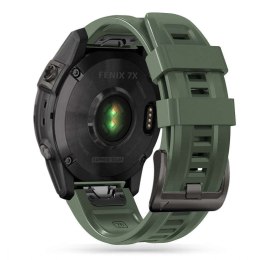 4kom.pl Pasek sportowy Iconband do Garmin Fenix 3 / 5X / 3HR / 5X Plus / 6X / 6X Pro / 7X Army Green