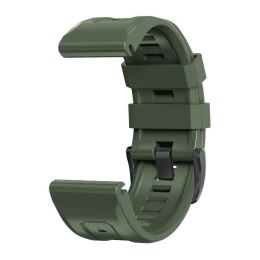 4kom.pl Pasek sportowy Iconband do Garmin Fenix 3 / 5X / 3HR / 5X Plus / 6X / 6X Pro / 7X Army Green