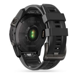 4kom.pl Pasek sportowy Iconband do Garmin Fenix 3 / 5X / 3HR / 5X Plus / 6X / 6X Pro / 7X Black
