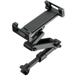4kom.pl Uchwyt samochodowy Stretchable Headrest Car Mount na zagłówek do telefonu/ tabletu Black