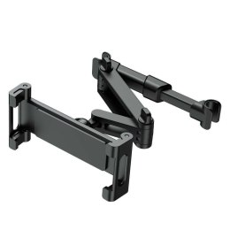 4kom.pl Uchwyt samochodowy Stretchable Headrest Car Mount na zagłówek do telefonu/ tabletu Black