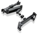 4kom.pl Uchwyt samochodowy Stretchable Headrest Car Mount na zagłówek do telefonu/ tabletu Black