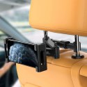 4kom.pl Uchwyt samochodowy Stretchable Headrest Car Mount na zagłówek do telefonu/ tabletu Black