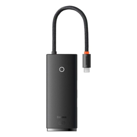 Baseus Adapter HUB przejściówka Baseus Lite Series USB-C 2x USB 3.0 4K SD/TF Black Baseus Adapter HUB przejściówka Baseus Lite Series USB-C 2x USB 3.0 4K SD/TF Black