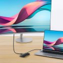 Baseus Adapter HUB przejściówka Baseus Lite Series USB-C 2x USB 3.0 4K SD/TF Black