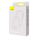 Baseus Adapter HUB przejściówka Baseus Lite Series USB-C 2x USB 3.0 4K SD/TF Black