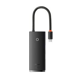 Baseus BASEUS LITE SERIES BS-OH020 HUB ADAPTER TYPE-C 6-PORT BLACK