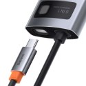 Baseus Hub 6w1 Baseus Metal Gleam Series, USB-C do 3x USB 3.0 + HDMI + USB-C PD + Ethernet RJ45