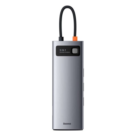 Baseus Hub 9w1 Baseus Metal Gleam Series, USB-C do 3x USB 3.0 + HDMI + USB-C PD + Ethernet RJ45 + microSD/SD + VGA Baseus Hub 9w1 Baseus Metal Gleam Series, USB-C do 3x USB 3.0 + HDMI + USB-C PD + Ethernet RJ45 + microSD/SD + VGA