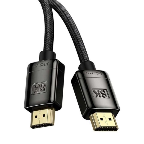 Baseus Kabel 2m Baseus High Definition Series HDMI 2.1 8K 60Hz 3D HDR 48Gbps Czarny Baseus Kabel 2m Baseus High Definition Series HDMI 2.1 8K 60Hz 3D HDR 48Gbps Czarny