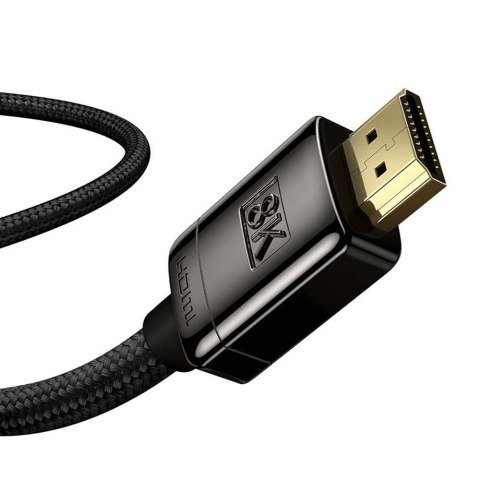 Baseus Kabel 2m Baseus High Definition Series HDMI 2.1 8K 60Hz 3D HDR 48Gbps Czarny Baseus Kabel 2m Baseus High Definition Series HDMI 2.1 8K 60Hz 3D HDR 48Gbps Czarny