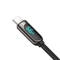 Baseus Kabel Baseus Display Fast Charging USB do USB-C Type C 66W 1m Czarny