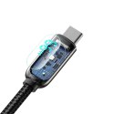 Baseus Kabel Baseus Display Fast Charging USB do USB-C Type C 66W 1m Czarny