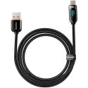Baseus Kabel Baseus Display Fast Charging USB do USB-C Type C 66W 1m Czarny