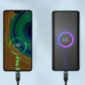 Baseus Kabel Baseus Display Fast Charging USB do USB-C Type C 66W 1m Czarny