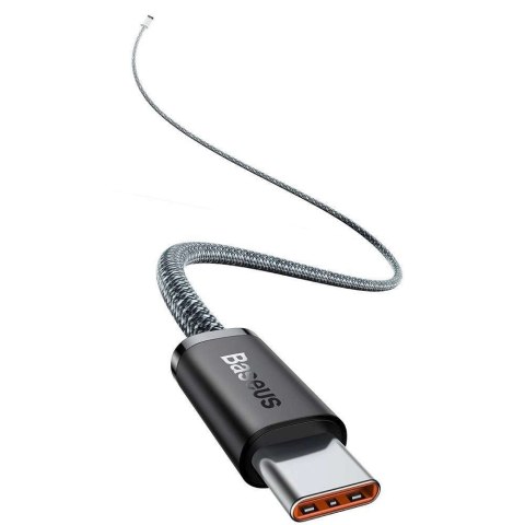 Baseus Mocny Kabel Baseus Dynamic Series USB-C do USB-C PD QC 100W 5A 2m Szary Baseus Mocny Kabel Baseus Dynamic Series USB-C do USB-C PD QC 100W 5A 2m Szary