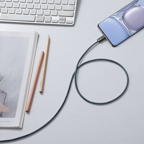 Baseus Mocny Kabel Baseus Dynamic Series USB-C do USB-C PD QC 100W 5A 2m Szary Baseus Mocny Kabel Baseus Dynamic Series USB-C do USB-C PD QC 100W 5A 2m Szary