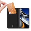 Dux Ducis Etui ochronne z klapką Dux Ducis Skin Pro skórzane do Xiaomi Poco X4 Pro 5G Czarne