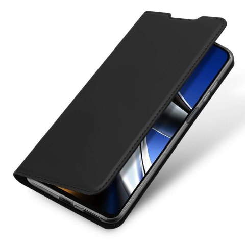 Dux Ducis Etui ochronne z klapką Dux Ducis Skin Pro skórzane do Xiaomi Poco X4 Pro 5G Czarne Dux Ducis Etui ochronne z klapką Dux Ducis Skin Pro skórzane do Xiaomi Poco X4 Pro 5G Czarne