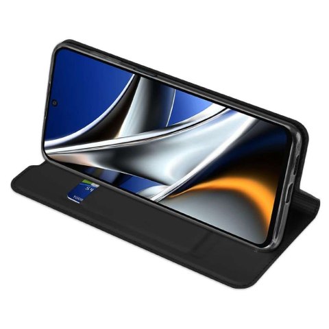 Dux Ducis Etui ochronne z klapką Dux Ducis Skin Pro skórzane do Xiaomi Poco X4 Pro 5G Czarne Dux Ducis Etui ochronne z klapką Dux Ducis Skin Pro skórzane do Xiaomi Poco X4 Pro 5G Czarne