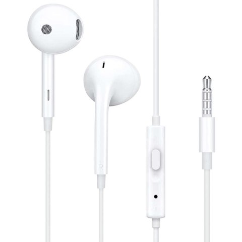 OPPO Oryginalne Słuchawki douszne stereo OPPO MH156 Jack 3.5mm Białe bulk OPPO Oryginalne Słuchawki douszne stereo OPPO MH156 Jack 3.5mm Białe bulk