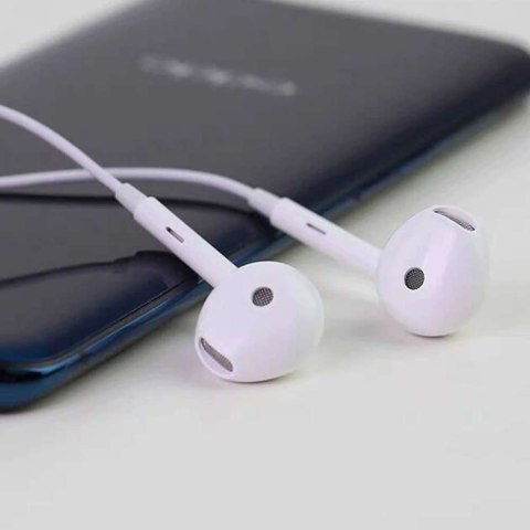 OPPO Oryginalne Słuchawki douszne stereo OPPO MH156 Jack 3.5mm Białe bulk OPPO Oryginalne Słuchawki douszne stereo OPPO MH156 Jack 3.5mm Białe bulk