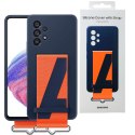 Samsung Oryginalne etui Samsung Silicone Cover Strap do Samsung Galaxy A53 5G Granatowe