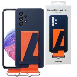 Samsung Oryginalne etui Samsung Silicone Cover Strap do Samsung Galaxy A53 5G Granatowe