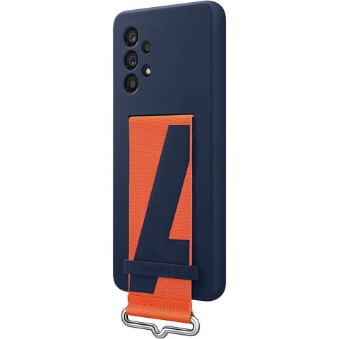 Samsung Oryginalne etui Samsung Silicone Cover Strap do Samsung Galaxy A53 5G Granatowe Samsung Oryginalne etui Samsung Silicone Cover Strap do Samsung Galaxy A53 5G Granatowe