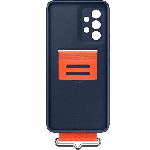 Samsung Oryginalne etui Samsung Silicone Cover Strap do Samsung Galaxy A53 5G Granatowe Samsung Oryginalne etui Samsung Silicone Cover Strap do Samsung Galaxy A53 5G Granatowe
