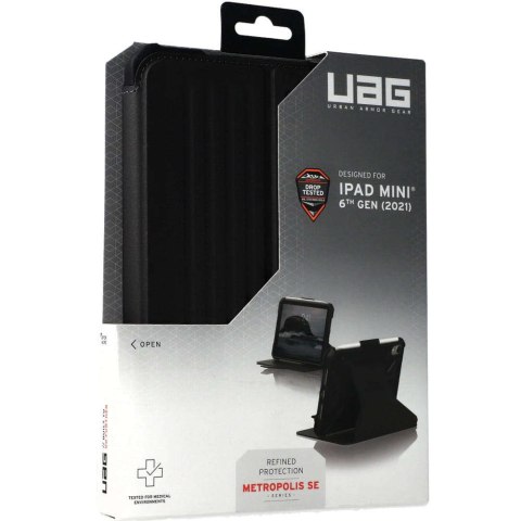 UAG Etui pancerne UAG Metropolis Pencil do Apple iPad Mini 6 2021 Black UAG Etui pancerne UAG Metropolis Pencil do Apple iPad Mini 6 2021 Black