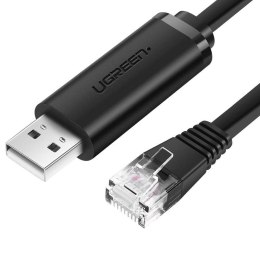 UGreen Kabel Konsolowy UGREEN CM204, USB - RJ45 Do Urządzeń Sieciowych, 1.5m (czarny)