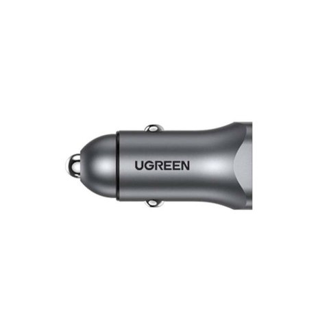UGreen Ładowarka samochodowa UGREEN CD130, USB-A+PD 3.0, USB-C, QC3.0 30W (szara) UGreen Ładowarka samochodowa UGREEN CD130, USB-A+PD 3.0, USB-C, QC3.0 30W (szara)