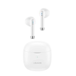 Usams Słuchawki bezprzewodowe douszne USAMS TWS IA series Bluetooth 5.0 Białe