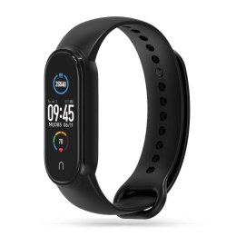 4kom.pl Pasek opaska sportowa IconBand do Xiaomi Mi Smart Band 5 / 6 / 6 NFC / 7 Black