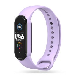 4kom.pl Pasek opaska sportowa IconBand do Xiaomi Mi Smart Band 5 / 6 / 6 NFC / 7 Violet