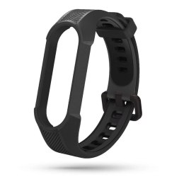 4kom.pl Pasek sportowy Armour do Xiaomi Mi Smart Band 5 / 6 / 6 NFC / 7 Black