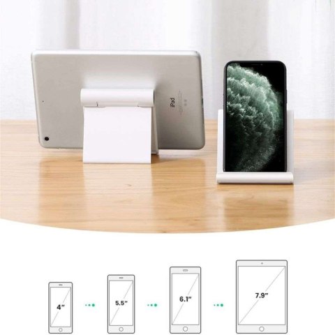 4kom.pl Uniwersalna podstawka uchwyt na telefon / tablet Z1 White 4kom.pl Uniwersalna podstawka uchwyt na telefon / tablet Z1 White