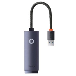 Baseus Adapter karta sieciowa LAN Baseus Erhernet przejściówka USB-A do RJ45 1000Mbps
