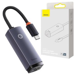 Baseus Adapter karta sieciowa LAN Baseus Erhernet przejściówka USB-C do RJ45 1000Mbps