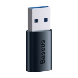 Baseus Adapter przejściówka Baseus Ingenuity OTG USB 3.1 do USB-C Typ C Niebieski