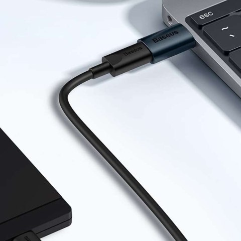 Baseus Adapter przejściówka Baseus Ingenuity OTG USB 3.1 do USB-C Typ C Niebieski Baseus Adapter przejściówka Baseus Ingenuity OTG USB 3.1 do USB-C Typ C Niebieski