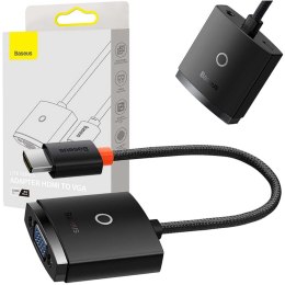 Baseus Adapter przejściówka Baseus Lite Series HDMI do VGA Audio jack konwerter