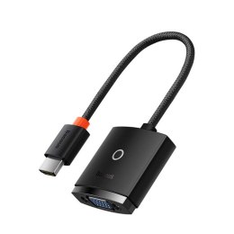 Baseus Adapter przejściówka Baseus Lite Series HDMI do VGA Audio jack konwerter