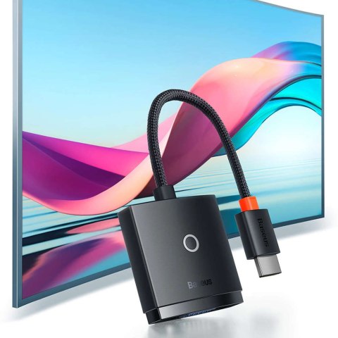 Baseus Adapter przejściówka Baseus Lite Series Konwerter HDMI do VGA Baseus Adapter przejściówka Baseus Lite Series Konwerter HDMI do VGA