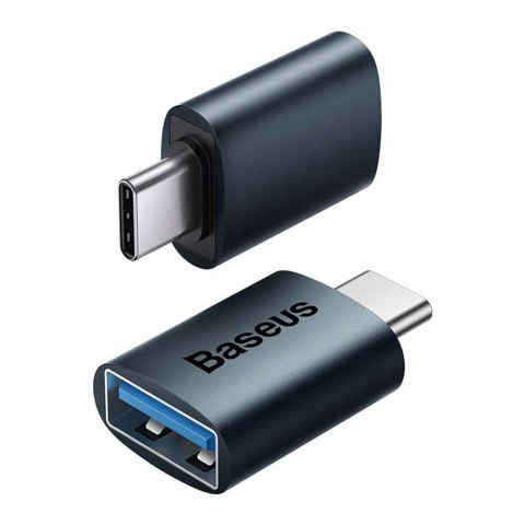 Baseus Adapter przejściówka Baseus Mini OTG Adaptor USB-A do USB-C Typ C Niebieski Baseus Adapter przejściówka Baseus Mini OTG Adaptor USB-A do USB-C Typ C Niebieski