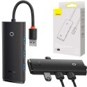 Baseus HUB Adapter Baseus Lite Series przejściówka rozdzielacz USB-A do 4x USB-A 25cm
