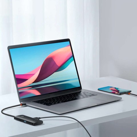 Baseus HUB Adapter Baseus Lite Series przejściówka rozdzielacz USB-A do 4x USB-A 25cm Baseus HUB Adapter Baseus Lite Series przejściówka rozdzielacz USB-A do 4x USB-A 25cm