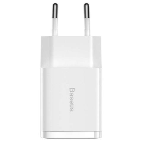 Baseus Mocna Ładowarka sieciowa Baseus Compact 2x USB 2.1A 10.5W Biała Baseus Mocna Ładowarka sieciowa Baseus Compact 2x USB 2.1A 10.5W Biała