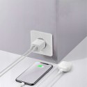 Baseus Mocna Ładowarka sieciowa Baseus Compact 2x USB 2.1A 10.5W Biała